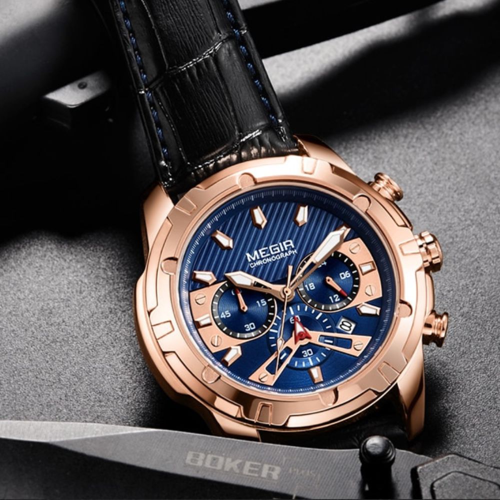 David™ | Men’s Military Chronograph Watch