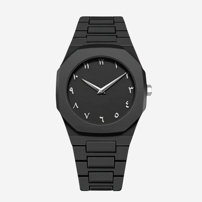 Zain™ | Men’s Bold Black Minimalist Watch