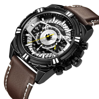 Valor™ | Men’s Chronograph Leather Watch