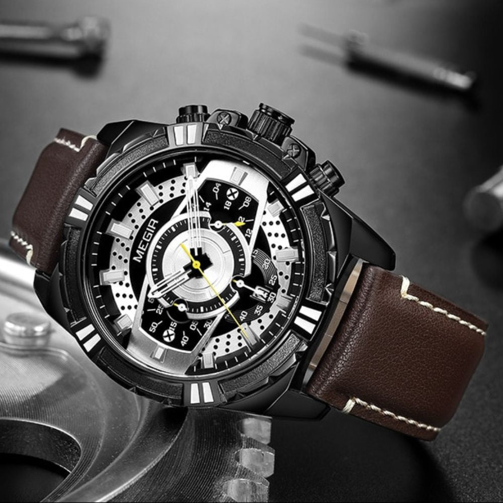 Valor™ | Men’s Chronograph Leather Watch