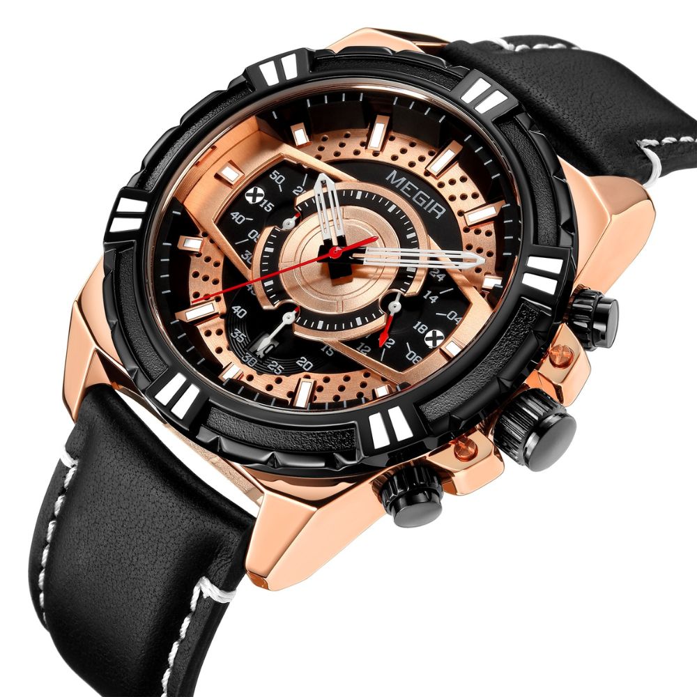 Valor™ | Men’s Chronograph Leather Watch