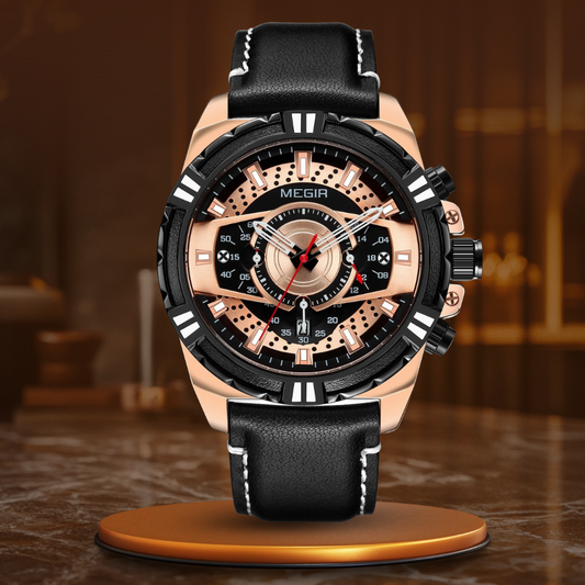 Valor™ | Men’s Chronograph Leather Watch