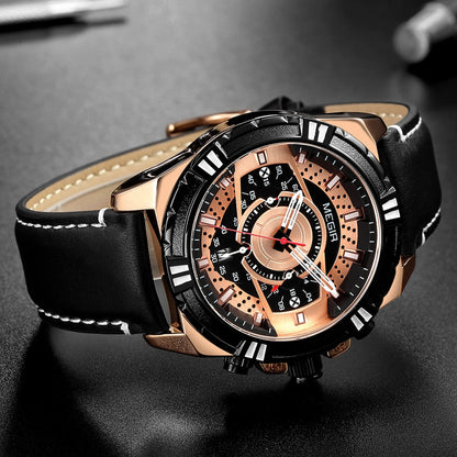 Valor™ | Men’s Chronograph Leather Watch